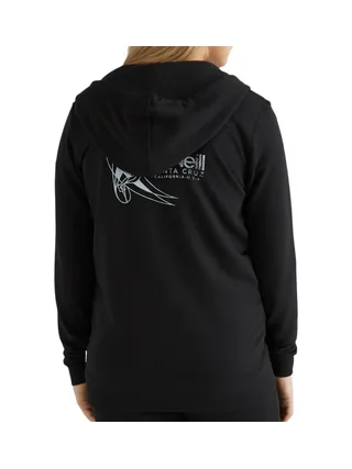 Sweat Zippé à capuche Noir Femme O'Neill Circle Surfer 2