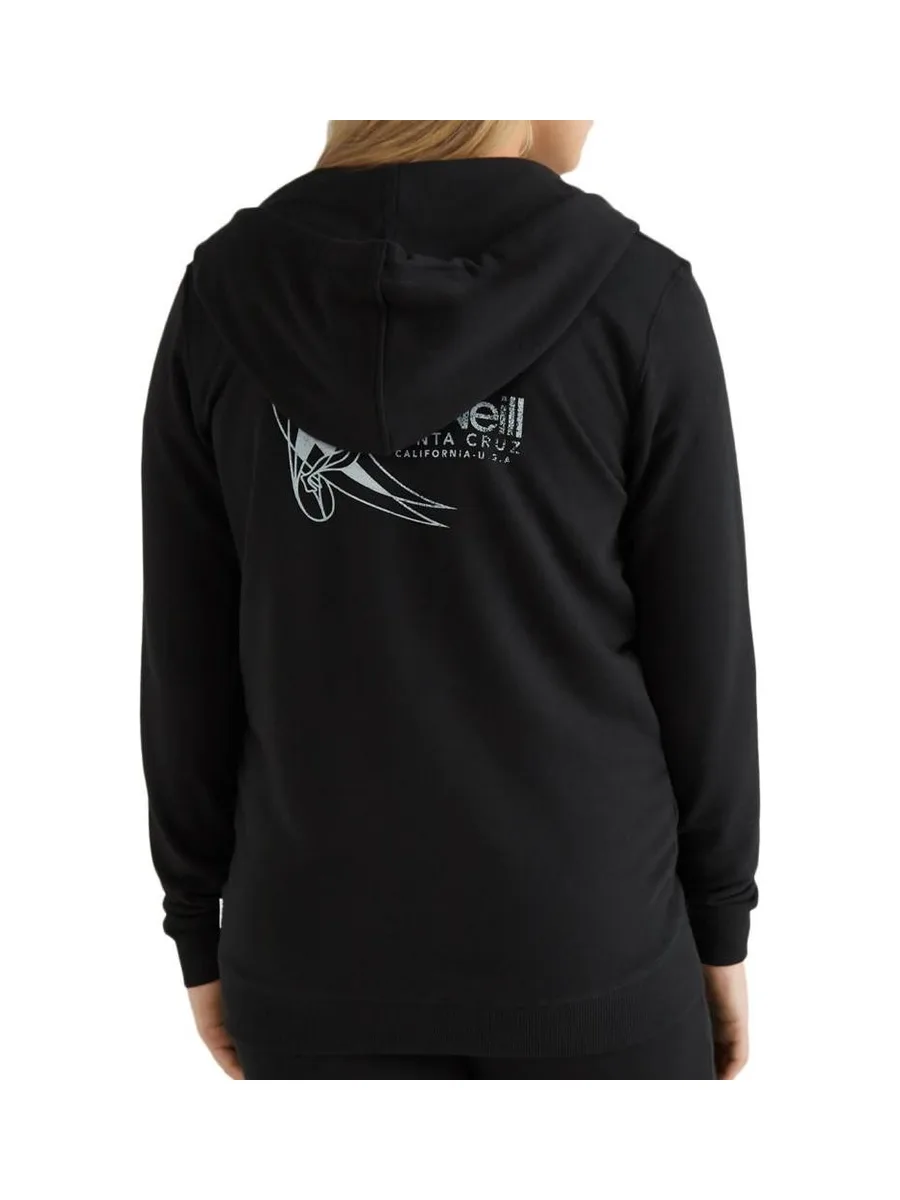 Sweat Zippé à capuche Noir Femme O'Neill Circle Surfer 2