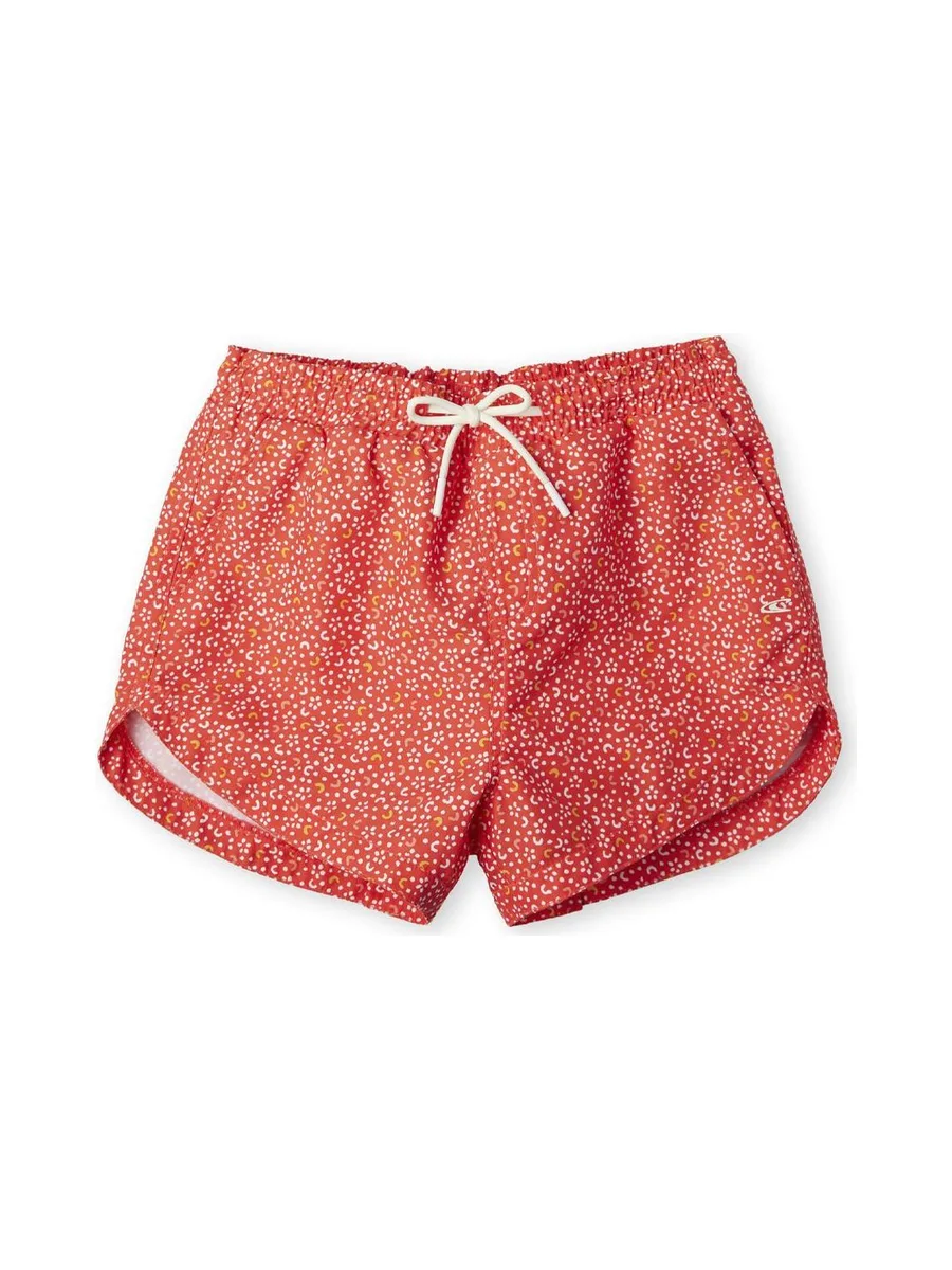 Short Rose/Blanc Fille O'Neill Aop Beach 1