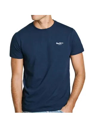 T-shirt Marine Homme Pepe Jeans Original Basic 508212 1