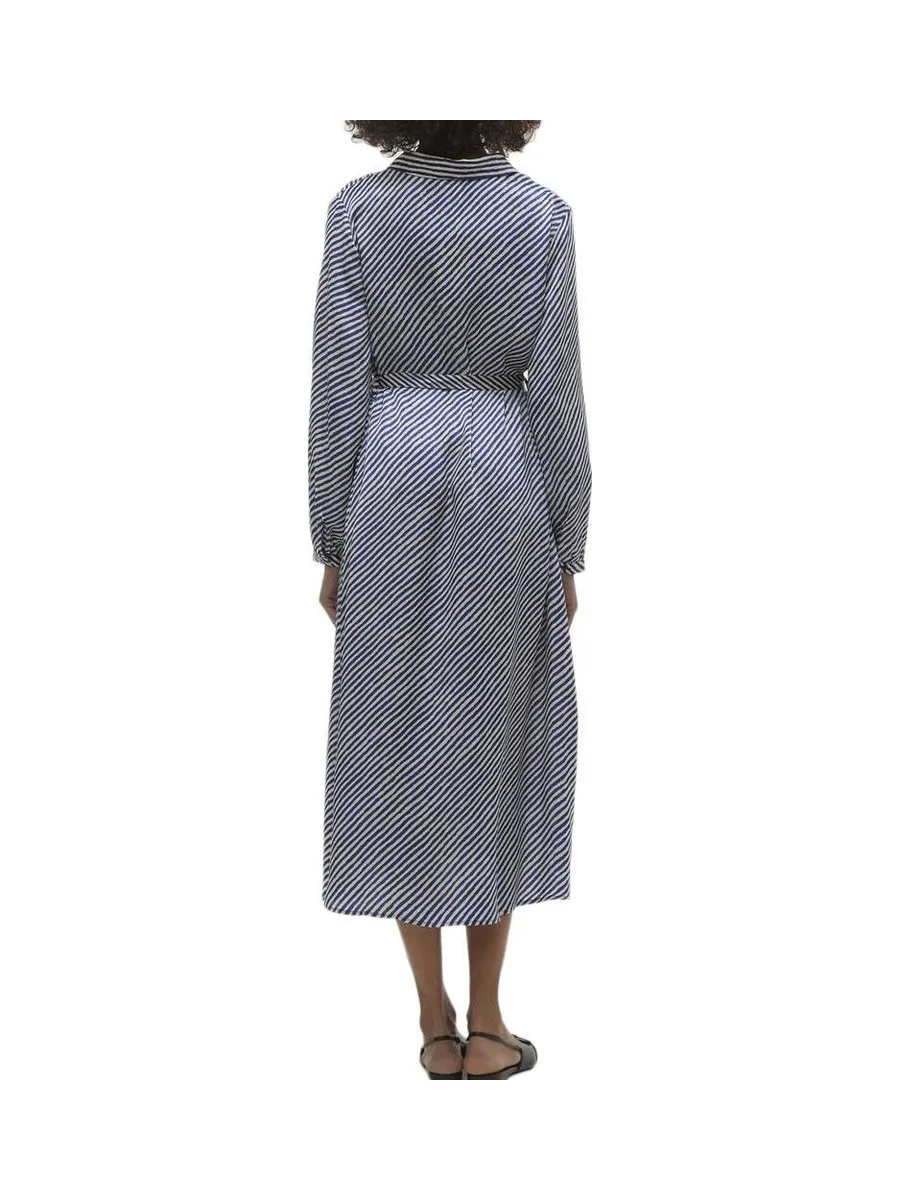 Robe Bleu à Rayures Femme Vero Moda Izel 3