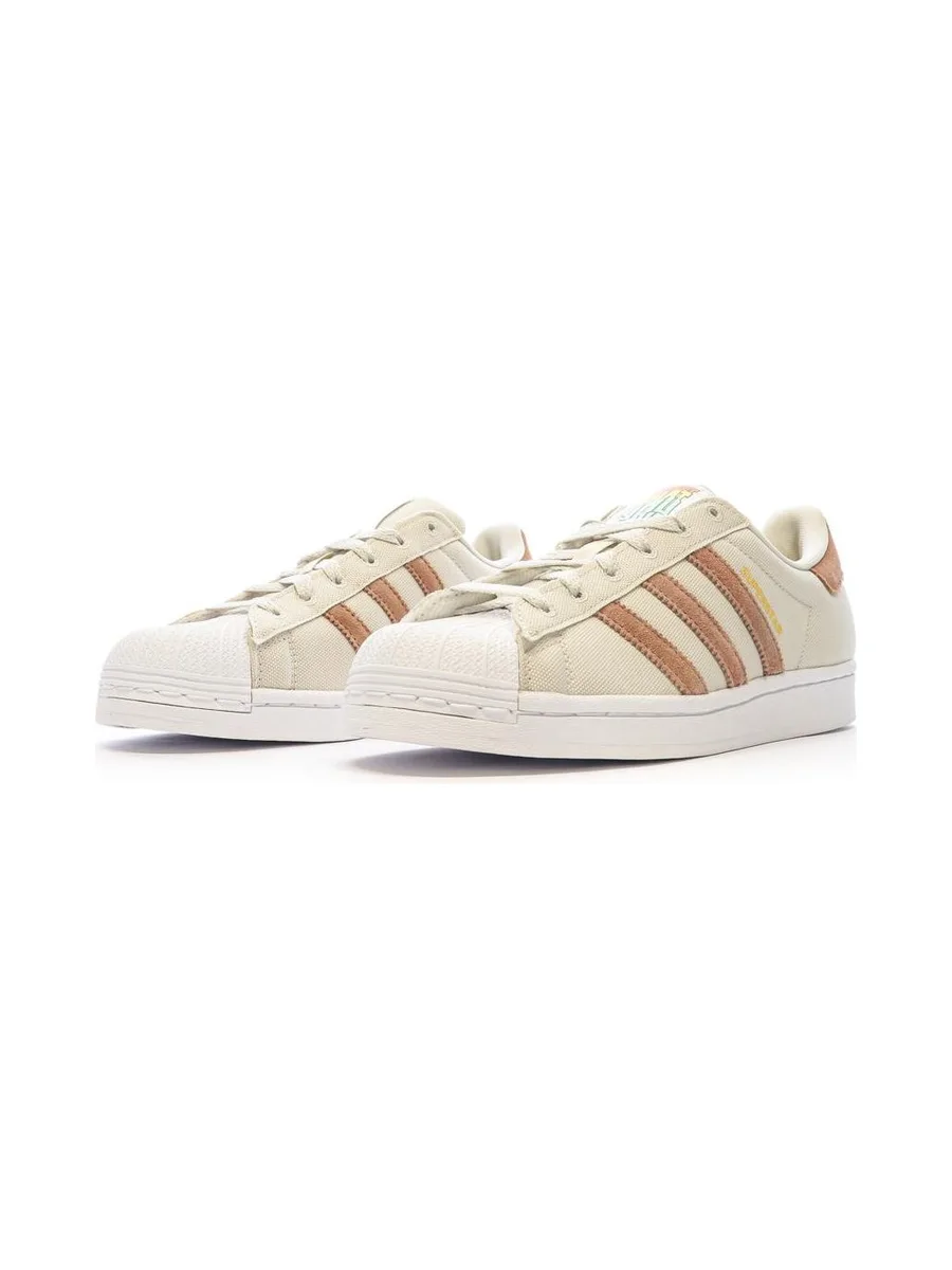 Baskets Beige/Taupe Garçon/Fille Adidas Superstar HP6548 6