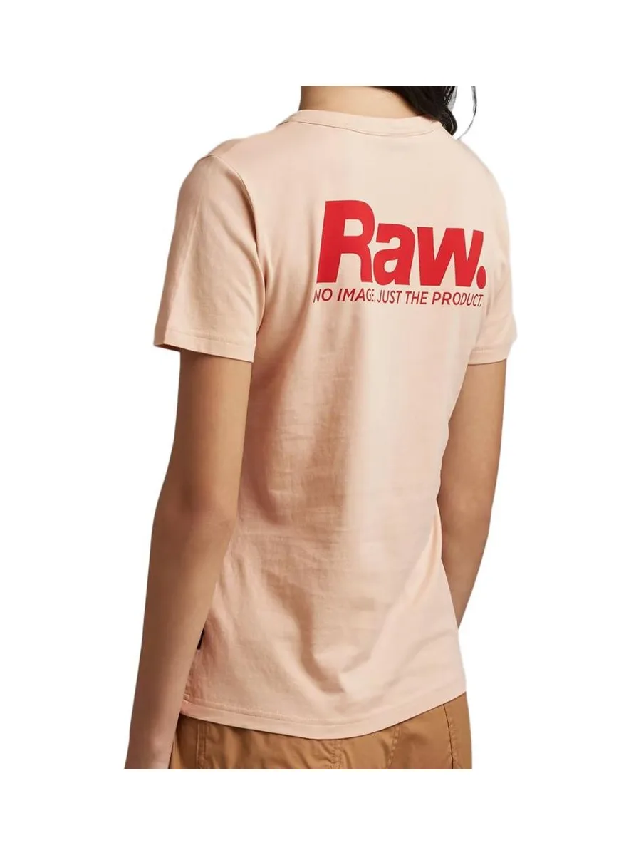 T-shirt Rose Poudré Femme G-Star Raw Nysid 3