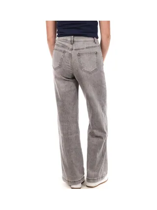 Jean Droit Gris Clair Femme Monday Premium 1877X 2