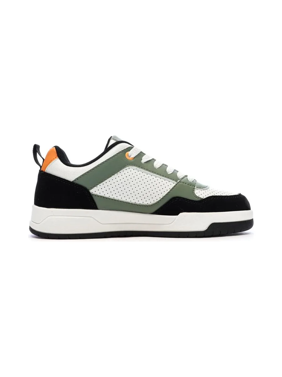 Baskets Blanc/Vertes/Noires Garçon Kappa Logo Manis 3