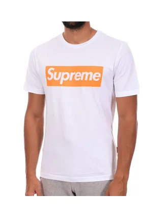 T-shirt Blanc/Orange Femme Supreme Grip Lidia 1