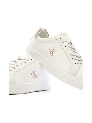 Baskets Blanc/Rose Femme Calvin Klein Jeans Low Pro Cups 7