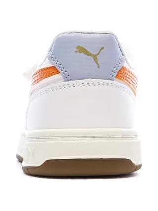 Baskets Blanches/Orange Garçon Puma Caven Iii Retro 3