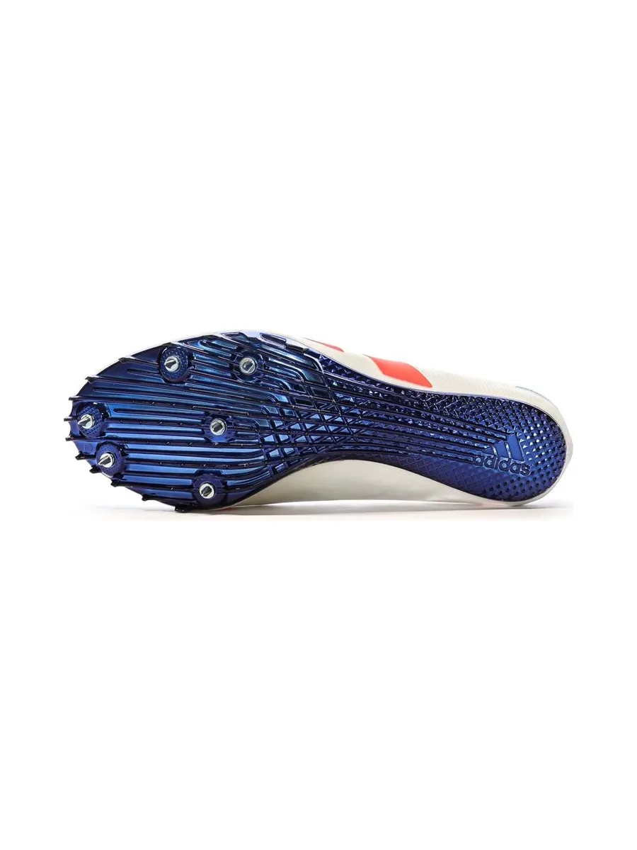 Chaussures d'athlétisme Bleu/Blanc/Rouges Homme Adidas Adizero Prime 5