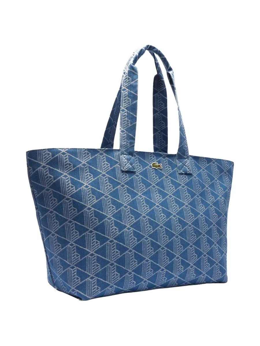 Sac Cabas Bleu Femme Lacoste XL Summer 3