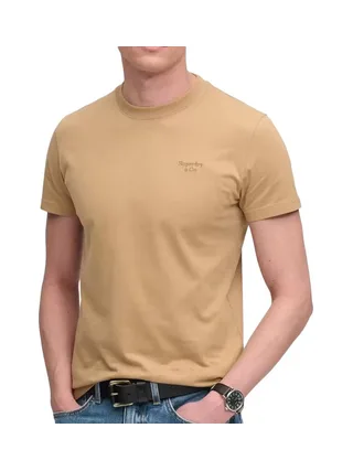 T-Shirt Camel Homme Superdry Essential Serif 1