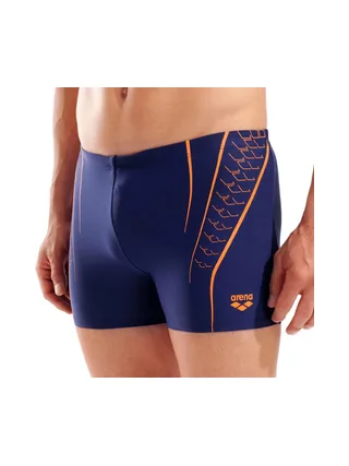 Maillot de bain Marine/Orange Homme Arena Graphic - T 1