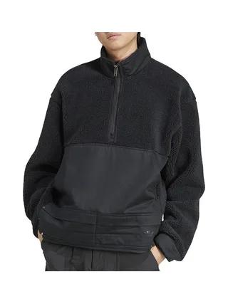 Sweat Zippé Noir Homme Adidas Ess Fz 1