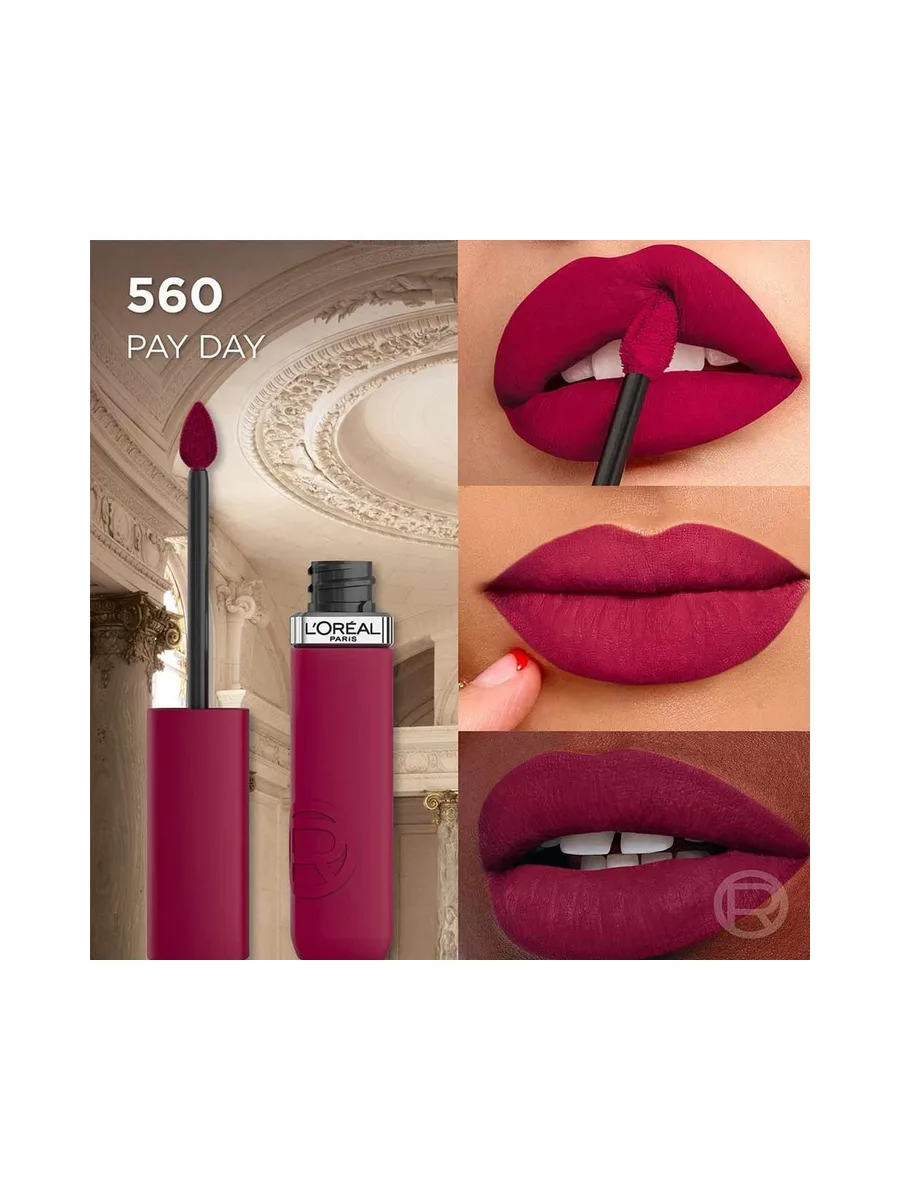 Infaillible Matte Resistance Rouge à Lèvres Liquide L'Oréal Paris 560 Pay Day 3