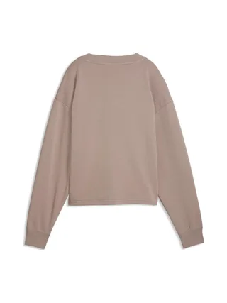 Sweat Taupe Femme Puma Essential Elevated 2