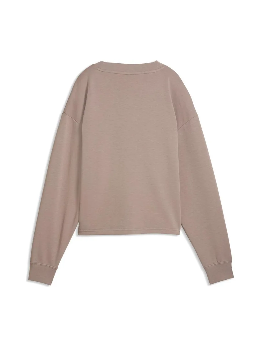 Sweat Taupe Femme Puma Essential Elevated 3