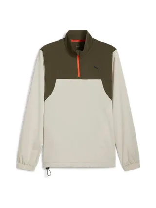 Sweat Zippé Beige/Kaki Homme Puma Energy 1