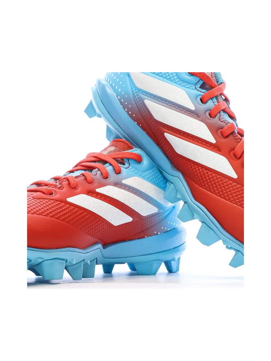 Chaussures à Crampons Rouge/Bleu Adizero Impact Md K 2.0 Candy 8