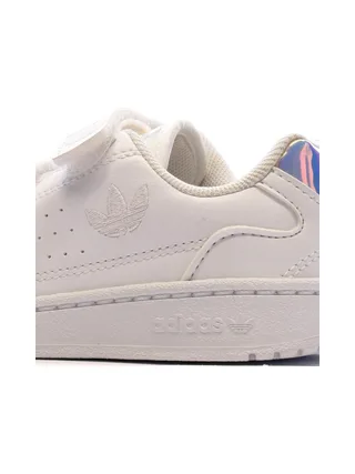 Baskets Blanche/Argent Fille Adidas NY 90 CF 7