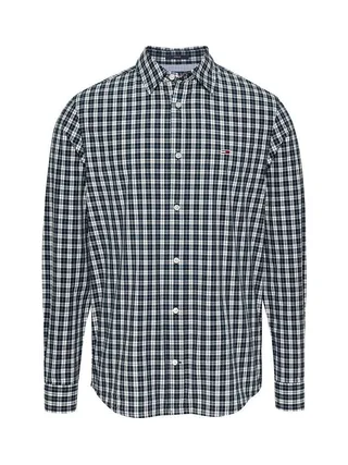 Chemise Marine/Blanc à Carreaux Homme Tommy Hilfiger Night 1