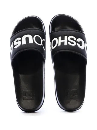 Claquettes Noires Homme DC Shoes Slide 6