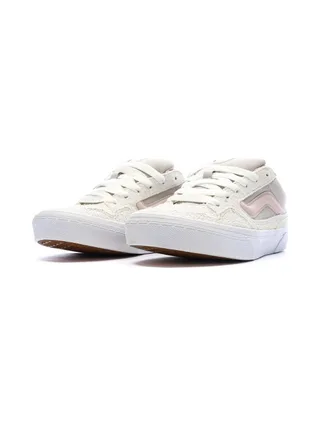 Baskets Blanches/Rose Pale/Grises Femme Vans Caldrone 6