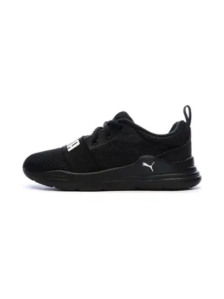 Baskets Noires Garçon Puma Wired01 1