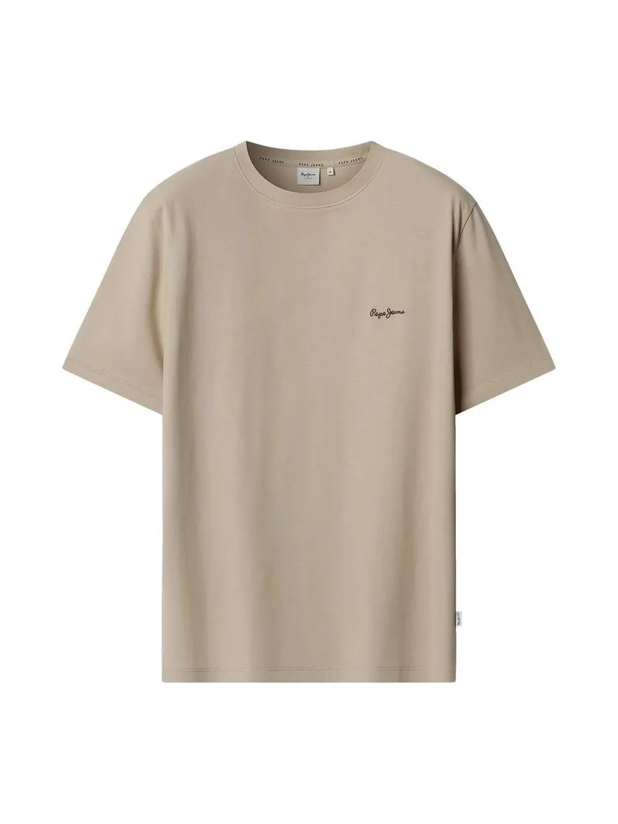 T-Shirt Beige Homme Pepe jeans Contrast Connor 2
