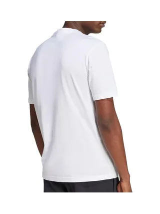 T-Shirt Blanc/Noir Homme Adidas Essential 2
