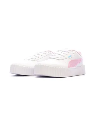 Baskets Blanches/Roses Fille Puma Carina 3.0 Jellyy 6