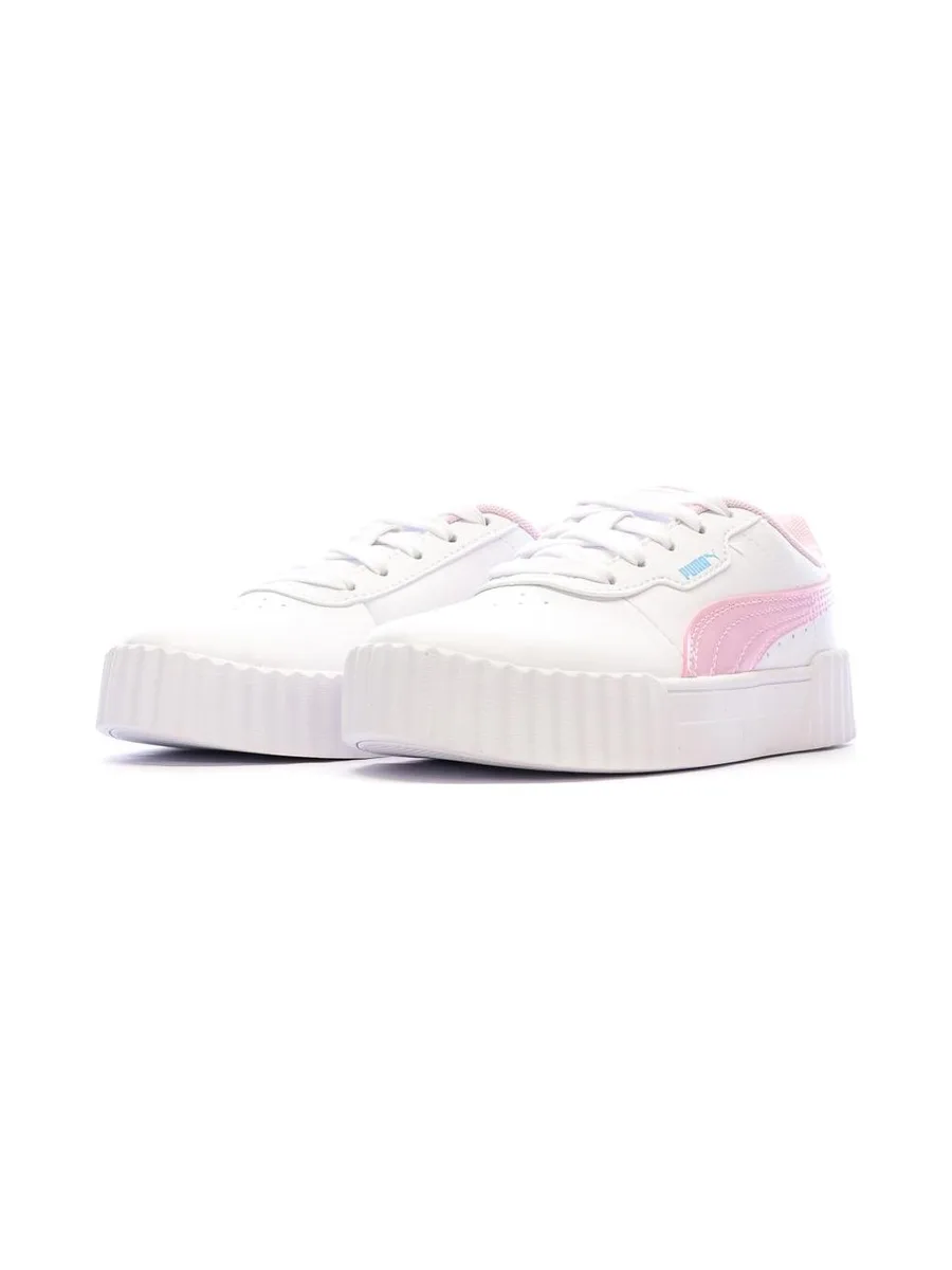 Baskets Blanches/Roses Fille Puma Carina 3.0 Jellyy 7