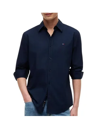 Chemise Marine Homme Tommy Hilfiger Poplin 1