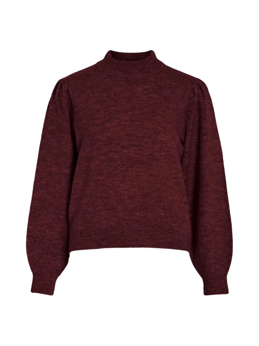 Pull Bordeaux Femme Vila Monica 1