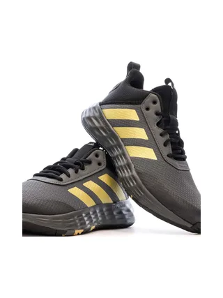 Chaussures de basketball Gris/Noir Mixte Adidas Ownthegame 2.0 K 7
