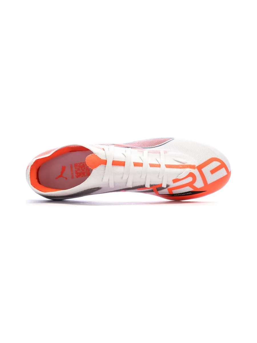 Chaussures de football Blanches/Oranges Homme Puma Ultra 5 Matchs 5