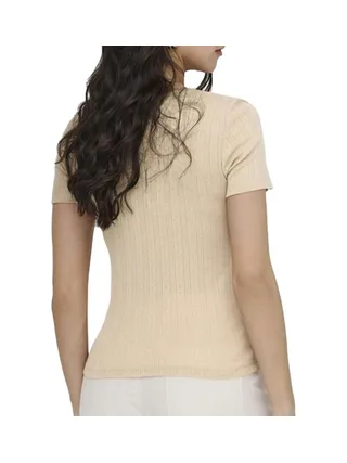 T-Shirt Beige Femme JDY Salsa 2