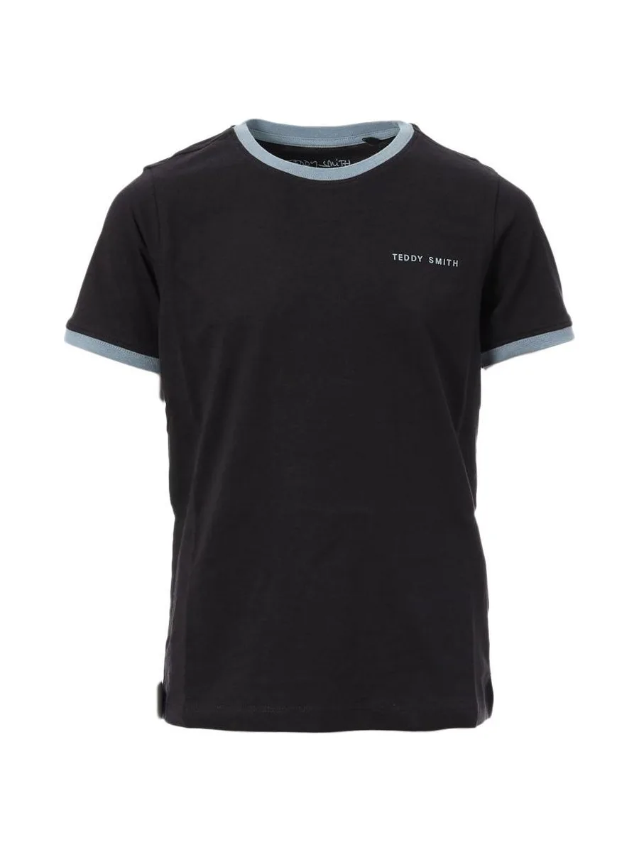T-shirt Marine Garçon Teddy Smith 61007493D 2