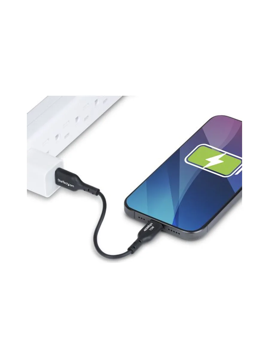 6in USB-A to USB-C Charging Cable 7