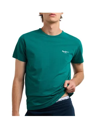 T-Shirt Vert Homme Pepe jeans Original Basic 3 1