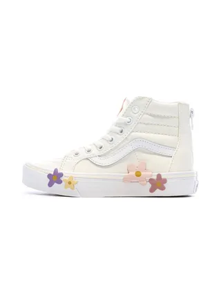 Baskets Beiges Fille Vans Flower 1