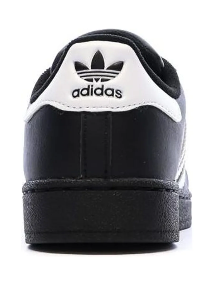 Baskets Superstar Noir/Blanc Mixte Adidas 4