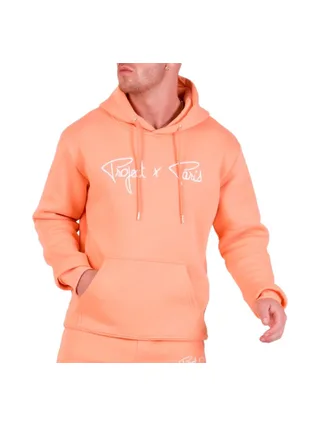 Sweat à Capuche Orange Homme Project X Paris Signature 1