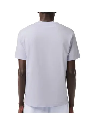 T-shirt Bleu Clair Homme Lacoste TH7318 2