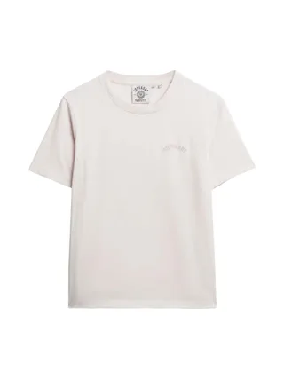 T-Shirt Rose Clair Femme Superdry W1011644A 2