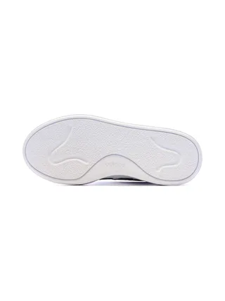 Baskets Blanches/Noires Garçon Adidas Courtblock 5