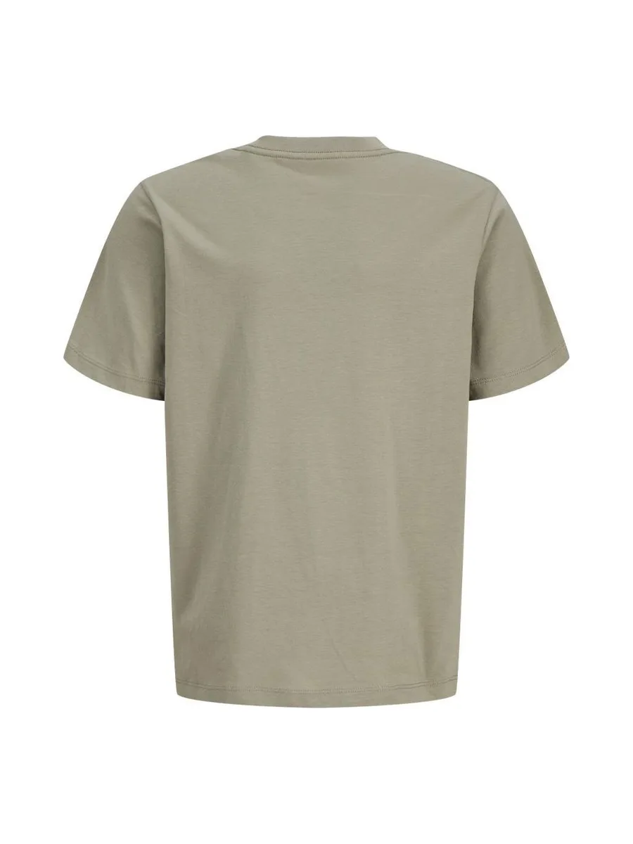T-Shirt Vert Garçon Jack & Jones Montauk Type Front 3