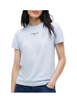 T-Shirt Bleu Clair Femme Tommy Hilfiger Classic 1