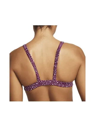 Haut de maillot de bain Violet Femme Nike Reversible Bralette 2