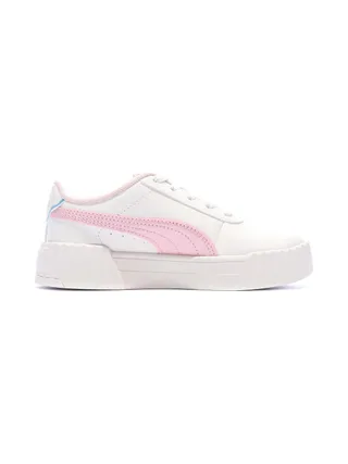 Baskets Blanches/Roses Fille Puma Carina 3.0 Jellyy 2