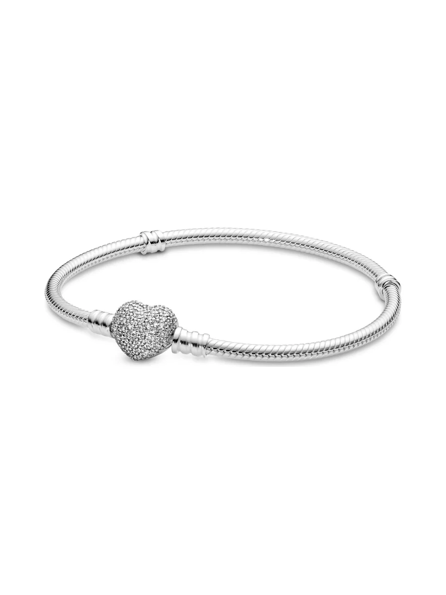 Pandora - Bracelet Cœur Shaped clasp en argent (réf. 2) 1